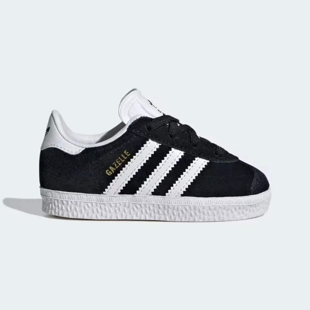 Adidas Gazelle Comfort Closure Elastic Laces Shoes Kids IH0338 Size 6K
